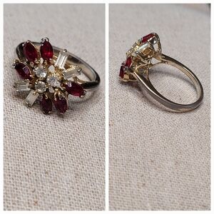Vintage Cocktail Ring Size 9